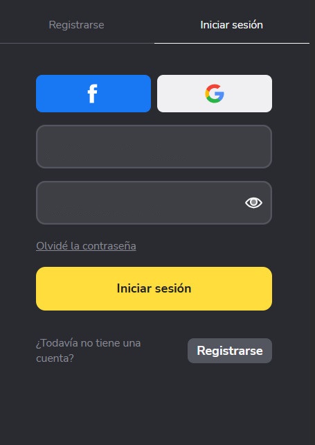 binomo iniciar sesión